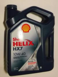 Полусинтетическое моторное масло Shell Helix HX7 10w-40 SN Plus A3/B3 4 литра  - купить в Тамбове